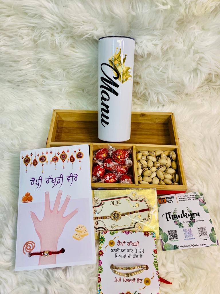 Rakhri Gift Combo 2 - Personalized Tumbler Cup