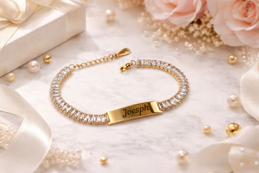 Crystal Name Bracelet