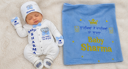 Crystal Crown Baby Combo with shoes