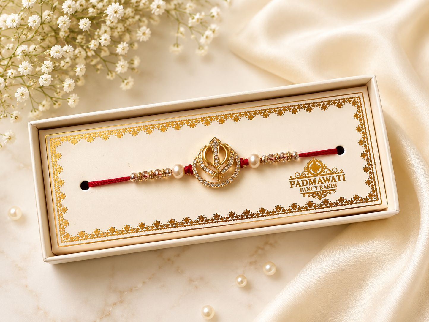 Premium AD Rakhdi (Ik Onkar & Khanda)