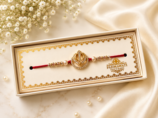 Premium AD Rakhdi (Ik Onkar & Khanda)