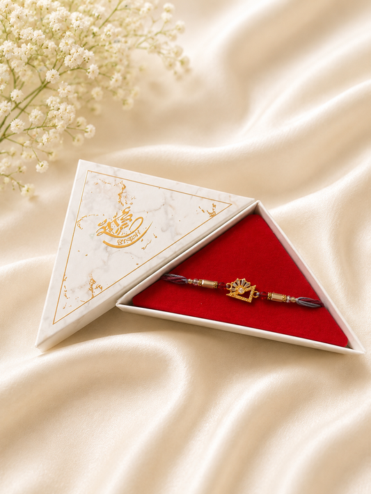 Royal Crown Pearl Rakhi