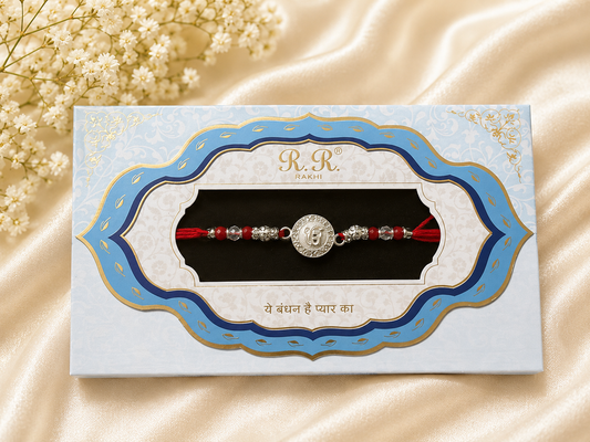 Ek Onkar Silver Rakhi