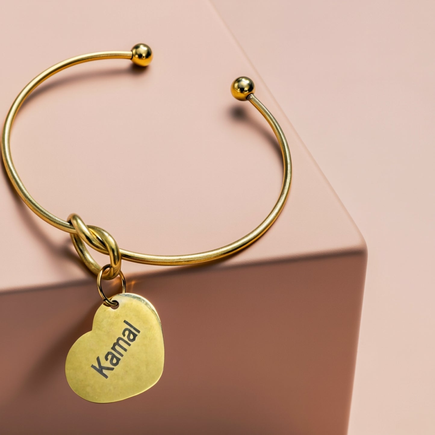 18K Gold Plated Custom Engraved Bracelet